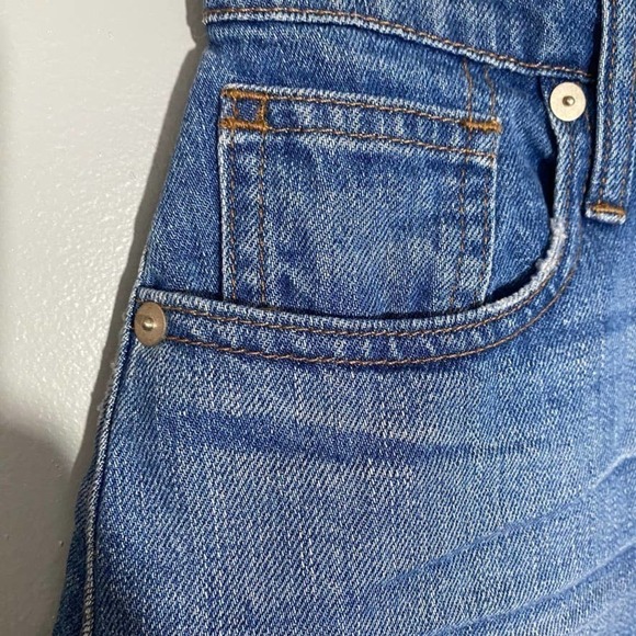 madewell Raw Hem Denim Skirt Size 23 NWT - Picture 5 of 8